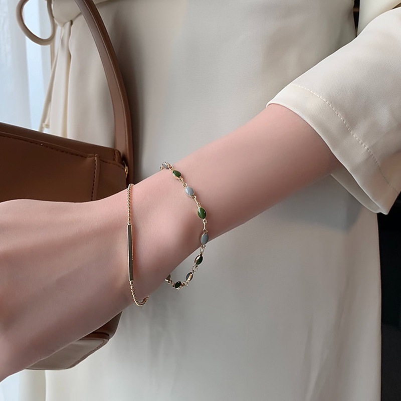 7c545f4c ebd2 4d60 ba11 86953c4d7a41 Real Gold Plating Korean Dongdaemun Fashion Retro Bracelet Women