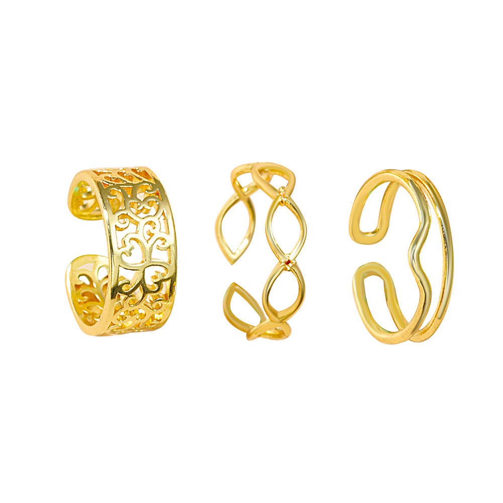 7f6c38bc 12cb 4507 8f43 7c24b9b2c6a1 Cold Wind Geometric Ring 3-piece Set Ins Tide Net Red Stack Wear