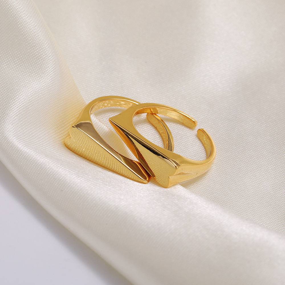 80bc1bb4 a5a8 49bc bc38 e96b0a3948c7 Paired Double Love Rings 18K Gold Color Preserving Jewelry