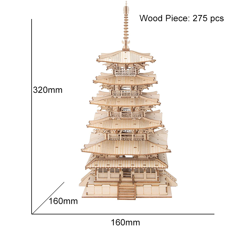 Pagoda Wooden Puzzle