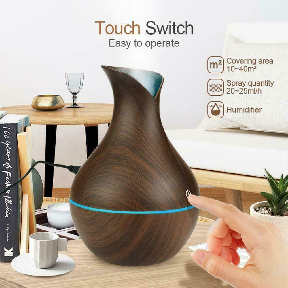  Ultrasonic Humidifier Oil Diffuser with LED Lights 4