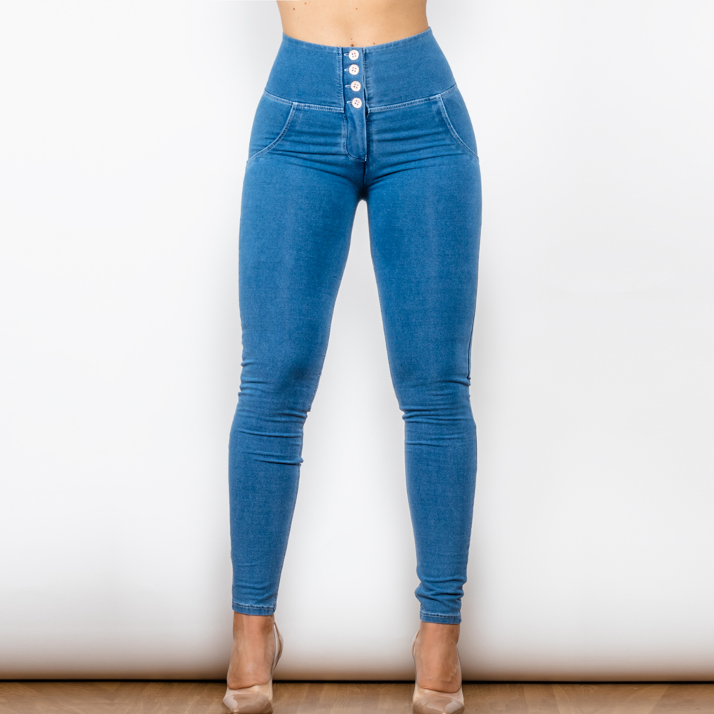 Shascullfites Melody Butt Lifting Jeans High Waist Push Up Jeggings ...
