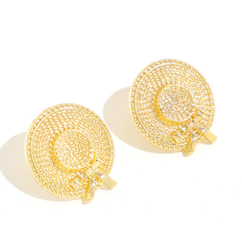 Retro Temperament Personality Straw Hat Earrings 4 82b894c5 7c2b 4c6a 980a c7c697d9b3aa Retro Temperament Personality Straw Hat Earrings