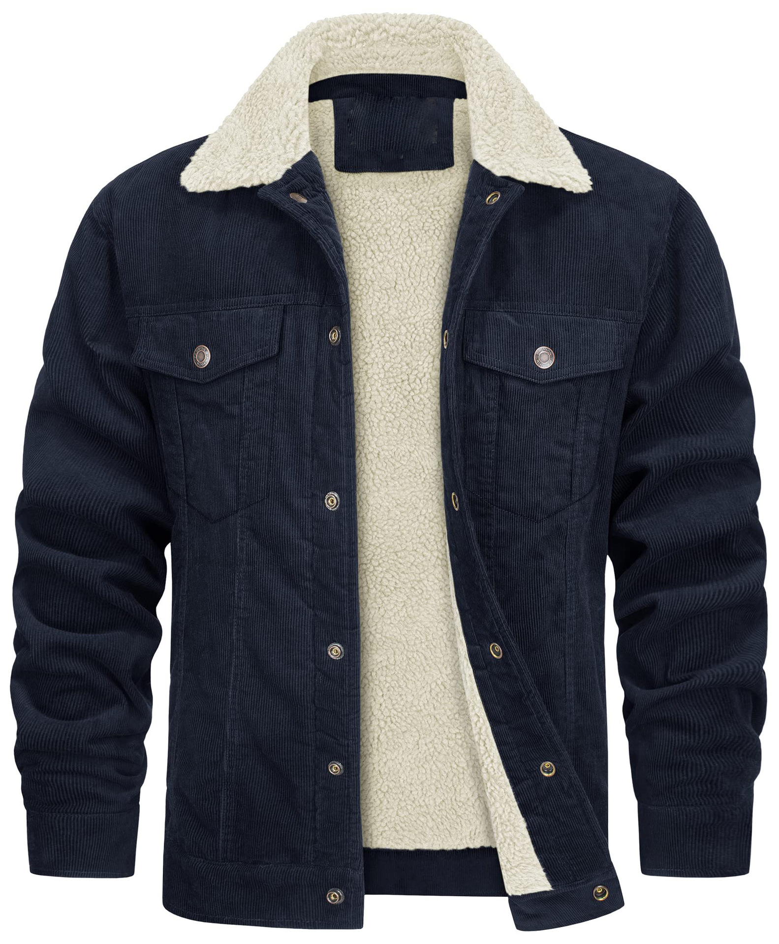 Corduroy Lapel Plush warm Jacket Coat™
