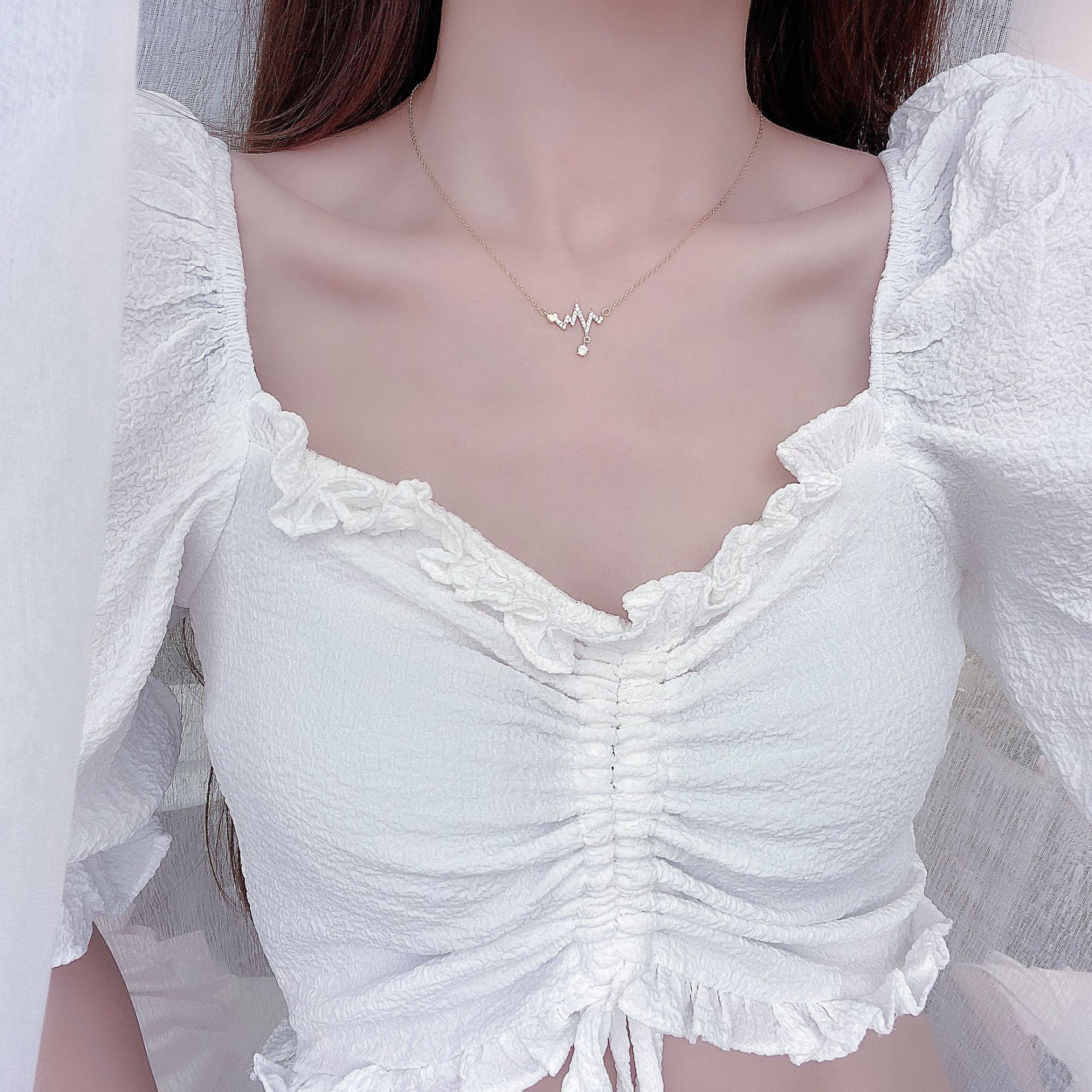 Love Signal Water Drop Love Temperament Clavicle Chain 2 83e1a1d4 88fb 48e0 925d cc6bcfa62ddd Love Signal Water Drop Love Temperament Clavicle Chain
