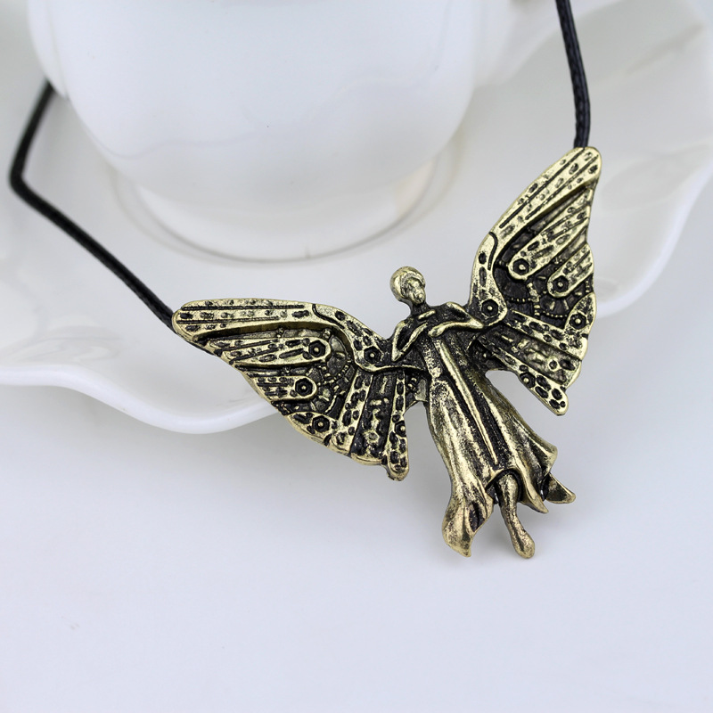 84610b19 58e9 48fc 823e ecf94a8e2d34 Skeletal City Necklace Pendant With Angel Wings