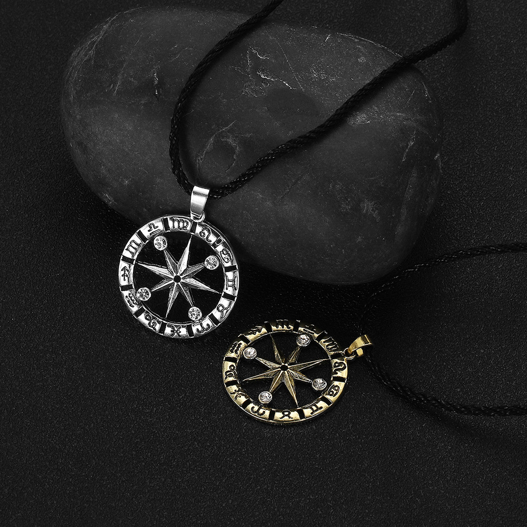 European And American New Compass Pendant Necklace For Men And Women 13 84c60240 f22b 435d bbcc 70fc04331c49 European And American New Compass Pendant Necklace For Men And Women