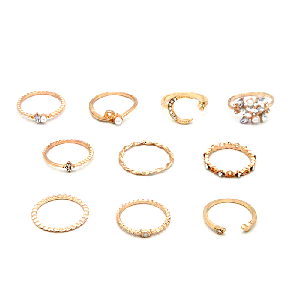 852b192c 553c 48b9 9b26 a0115a7532db Creative Geometric Gold Plated Statement Knuckle Rings Set