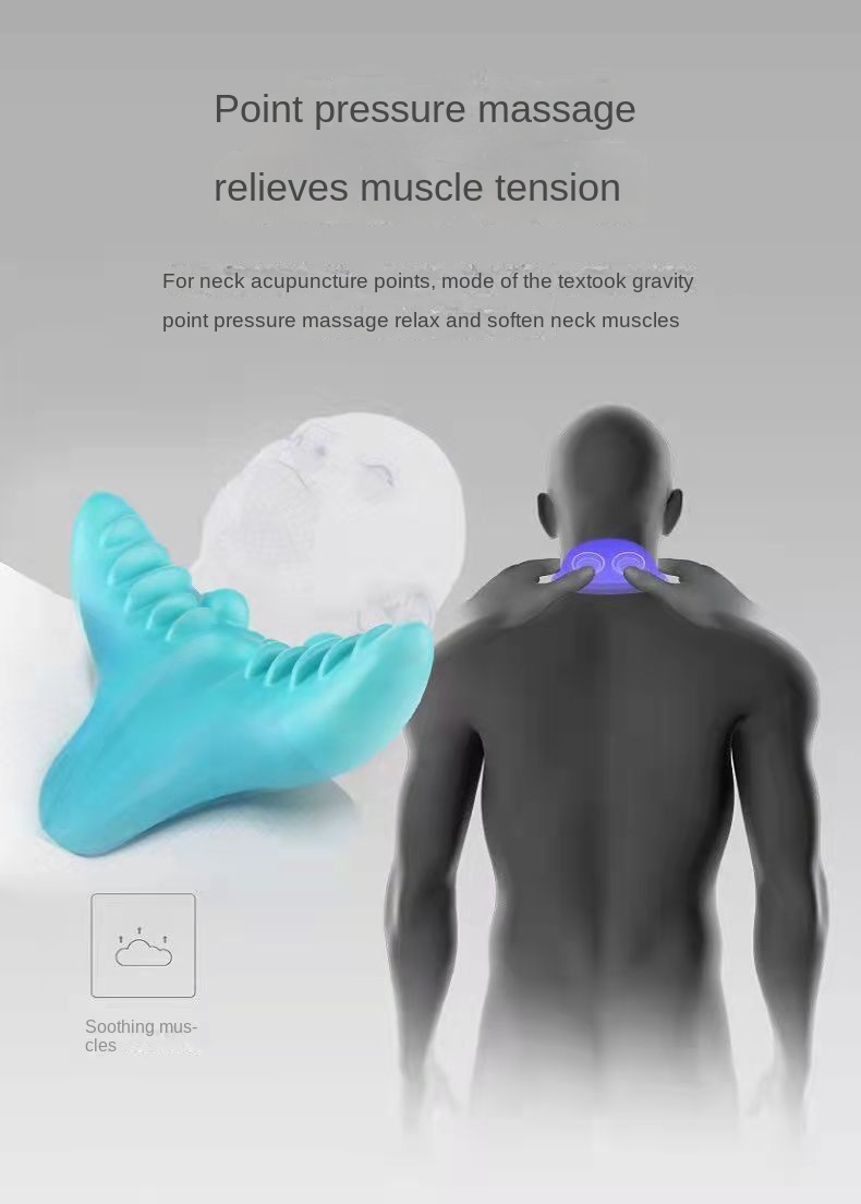 Cervical Spine Massage Pillow Gravity Acupressure Neck Massager Cervic –  Home&Beyond