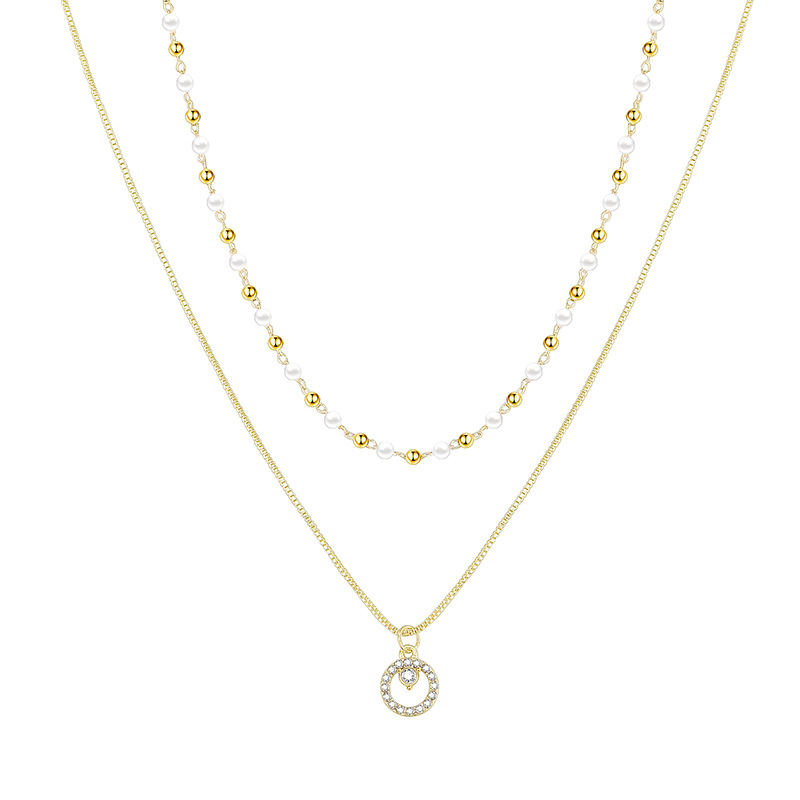 Ins Cold Wind Double Pearl Ring Pendant Necklace 3 864c17b0 339f 4927 8384 a5a1f688ec77 Ins Cold Wind Double Pearl Ring Pendant Necklace