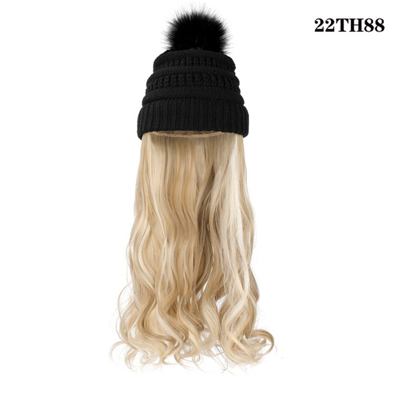Chic Hat Wigs: Elevate style seamlessly with this versatile fashion fusion .image 10