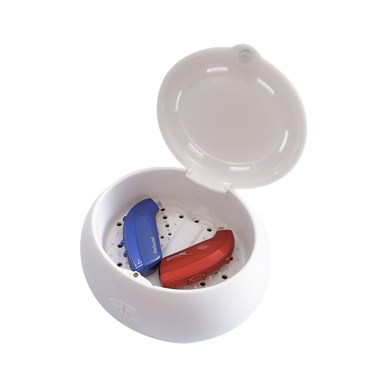 Electric USB UV Drying Box Headphone Dehumidifier Moisture Proof Hearing Aid UV Dryer Case