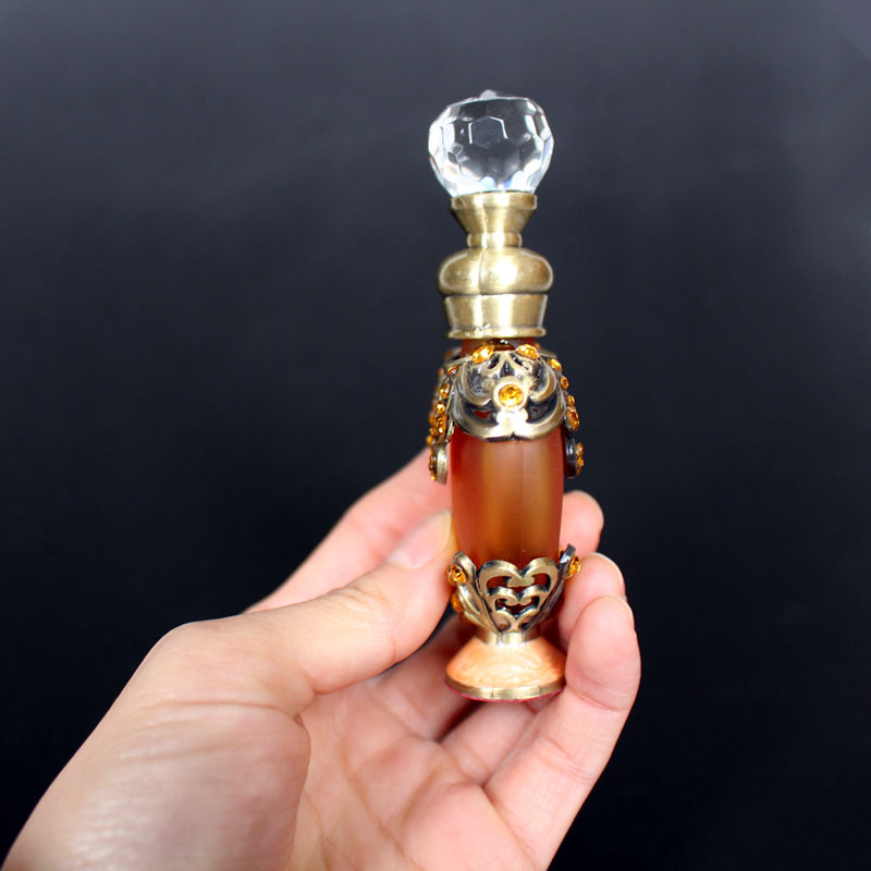 10ml Vintage Perfume Bottle Refillable Empty Crystal Glass Essential oil Bottle - Treasure Supply