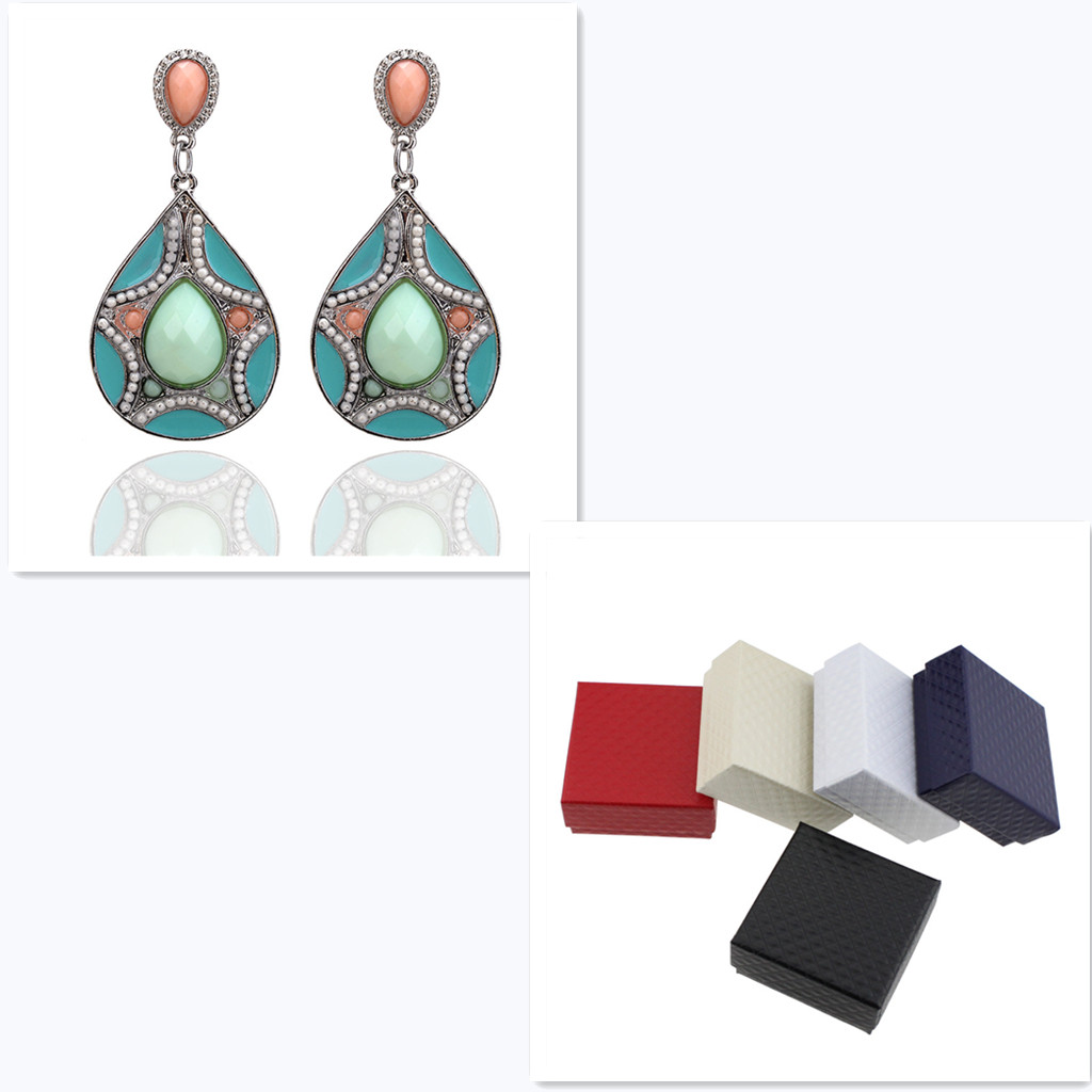 Ladies pattern resin drop earrings 4 893bb1f2 2407 446d 9f10 0c993190272b Ladies pattern resin drop earrings