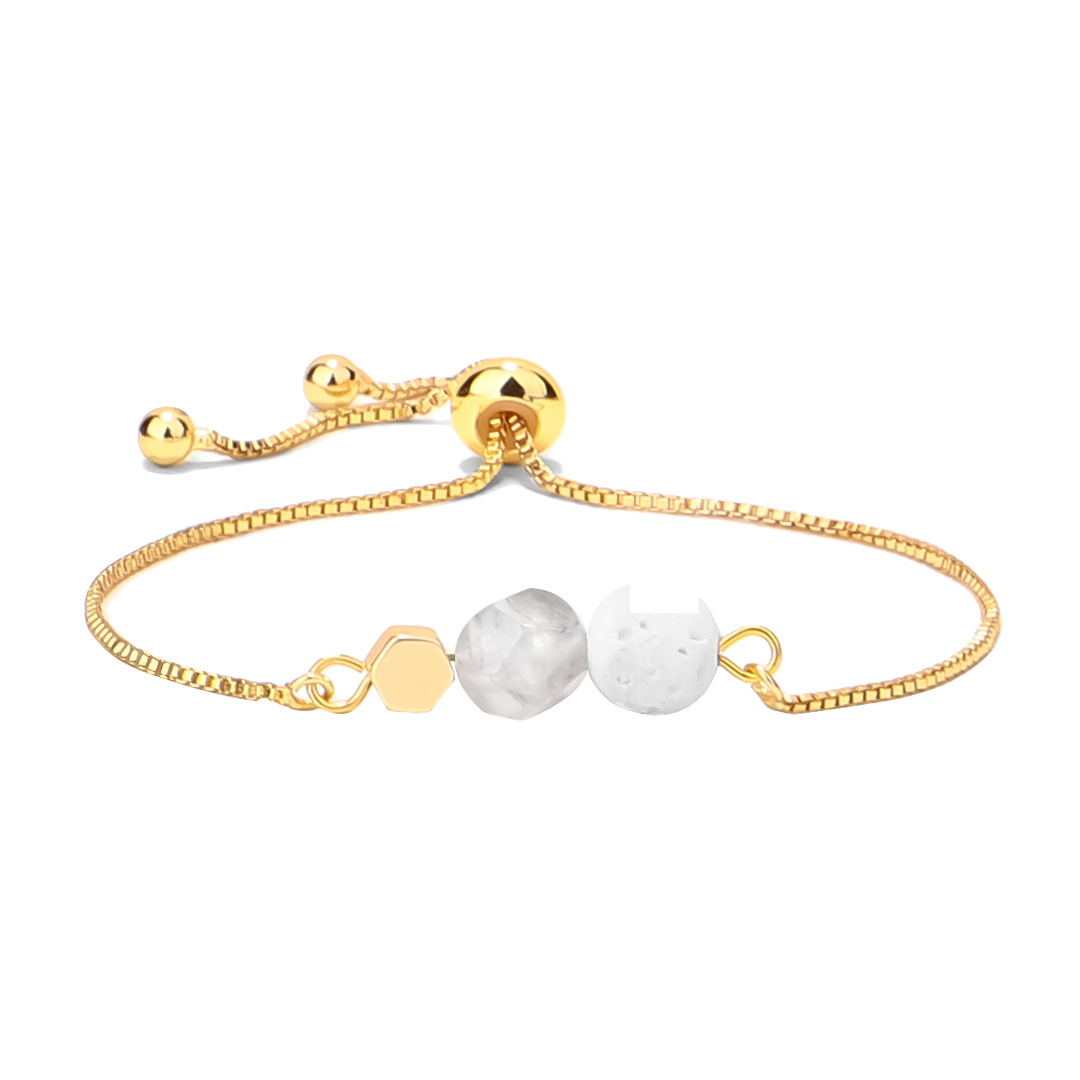 8ae9fc2e d365 4d9e 87fc 760d58dc8105 14K Gold Plated Color Preserving Box Chain Tiger Eye Volcanic Stone Yoga Bracelet