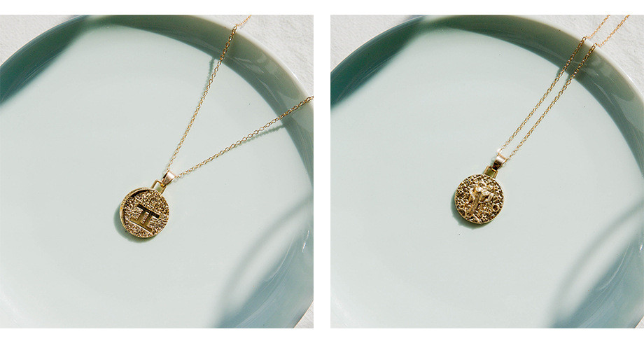 8b98e97d 8f68 426b b9ed eb0fd389dab4 Personalized twelve constellation pendant clavicle chain