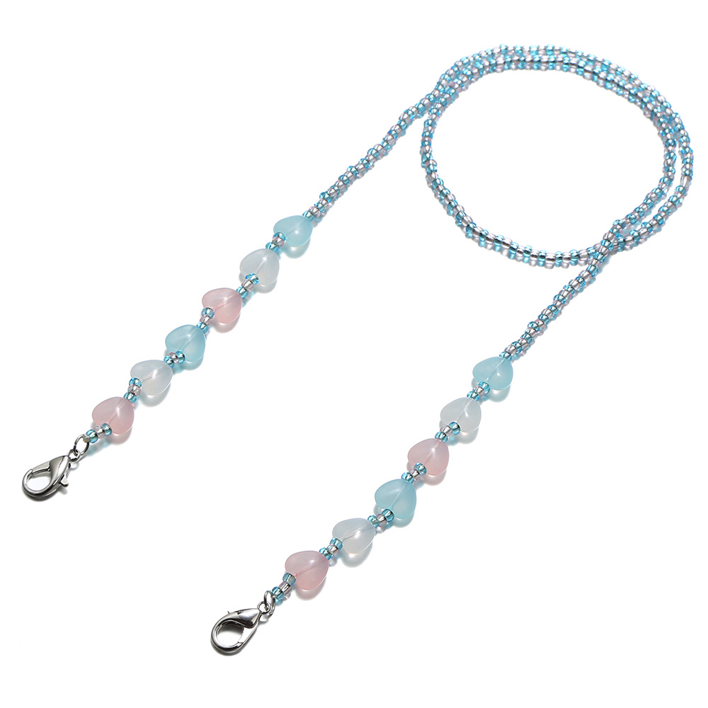 Children's Anti-lost Multi-purpose Peach Heart Acrylic Bead Mask Chain 1 8ec640ce 18c0 479c b339 f4e4036dc56f Children's Anti-lost Multi-purpose Peach Heart Acrylic Bead Mask Chain