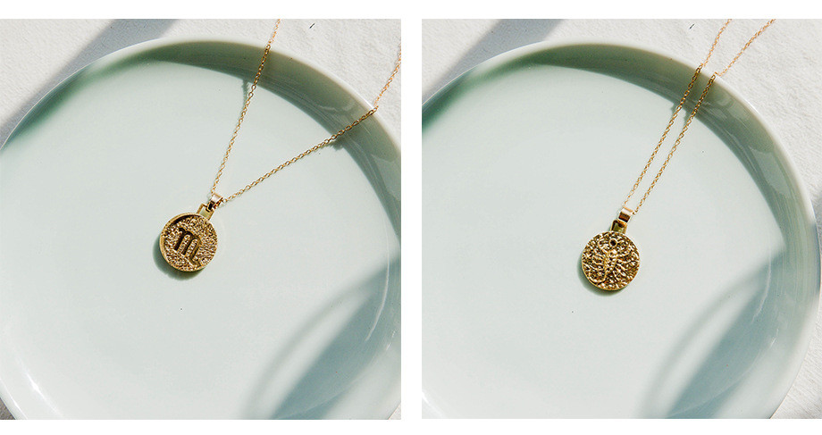 8ef269af 2c6c 4aca bbee 895afd105b79 Personalized twelve constellation pendant clavicle chain