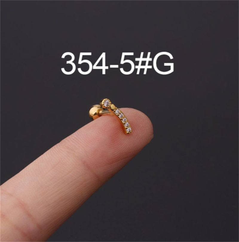 8f40f0e5 8fef 48a7 8ac7 994fbe5a5905 Stainless Steel Stud Zircon Pierced Earrings