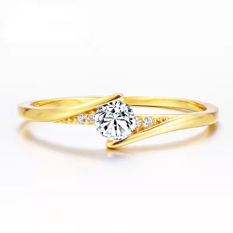Women's Gold-Plated Engagement Ring Ring 3 8f791652 c2f9 4b84 a2d8 34ff25e8c1c6 Women's Gold-Plated Engagement Ring Ring