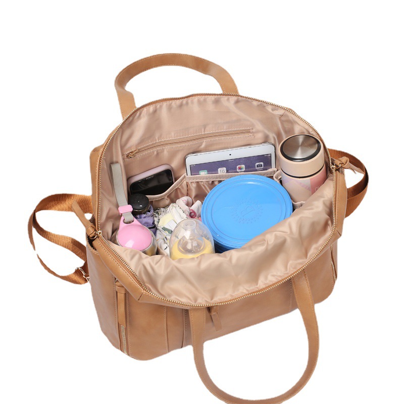 opened Multi-functional Large Capacity Baby Waterproof Backpack 