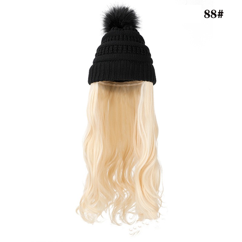 Chic Hat Wigs: Elevate style seamlessly with this versatile fashion fusion .image 13