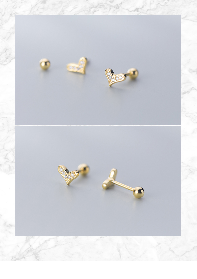 913eeab0 e878 425a bb85 7eb0dcfc4f23 Tremella Studs Female Small Diamond Love Sweet