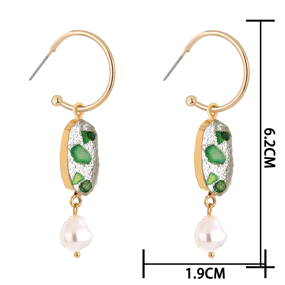 Small Lucid Watermelon Green Crystal tuft earrings pendant earrings fashion c-shape fashion earrings 3 91dd0931 e996 4f7c ac2f dd76701070b5 Small Lucid Watermelon Green Crystal tuft earrings pendant earrings fashion c-shape fashion earrings