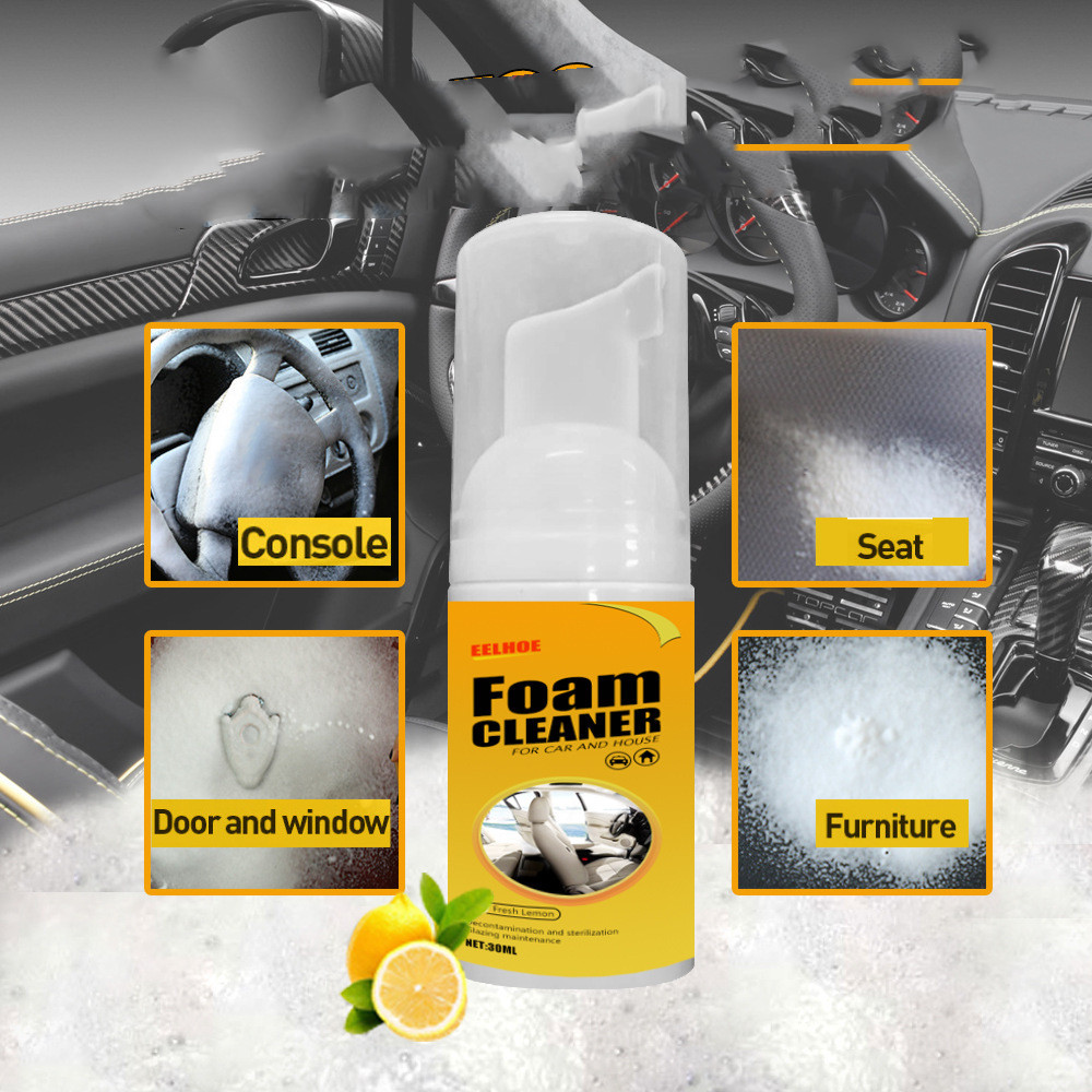 Car Interior Ceiling Seat Foam Cleaner Spot Multi-purpose Foam Cleaner Supplies - Treasure Supply