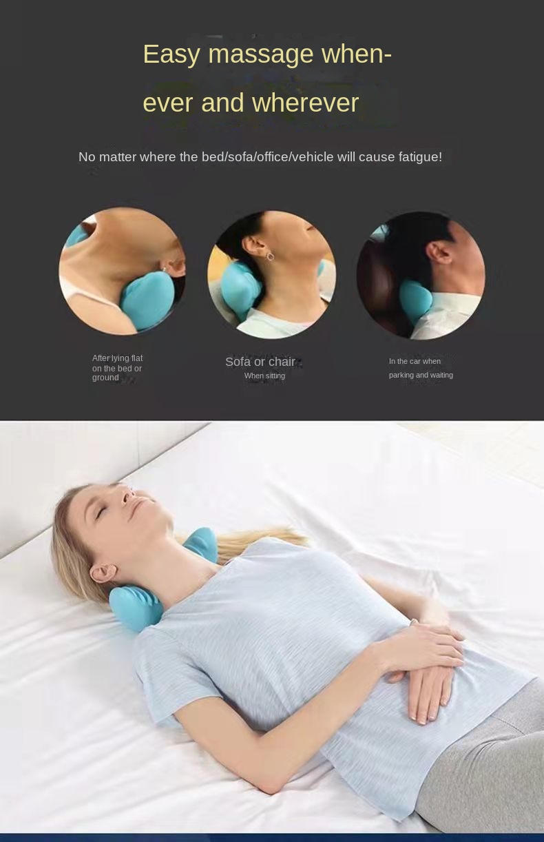 Cervical Spine Massage Pillow Gravity Acupressure Neck Massager Cervic –  Home&Beyond