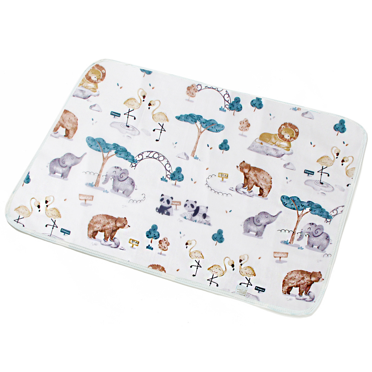 ComfyChange™ Baby Breathable Changing Pad - Cartoon Waterproof Design in Soft Cotton