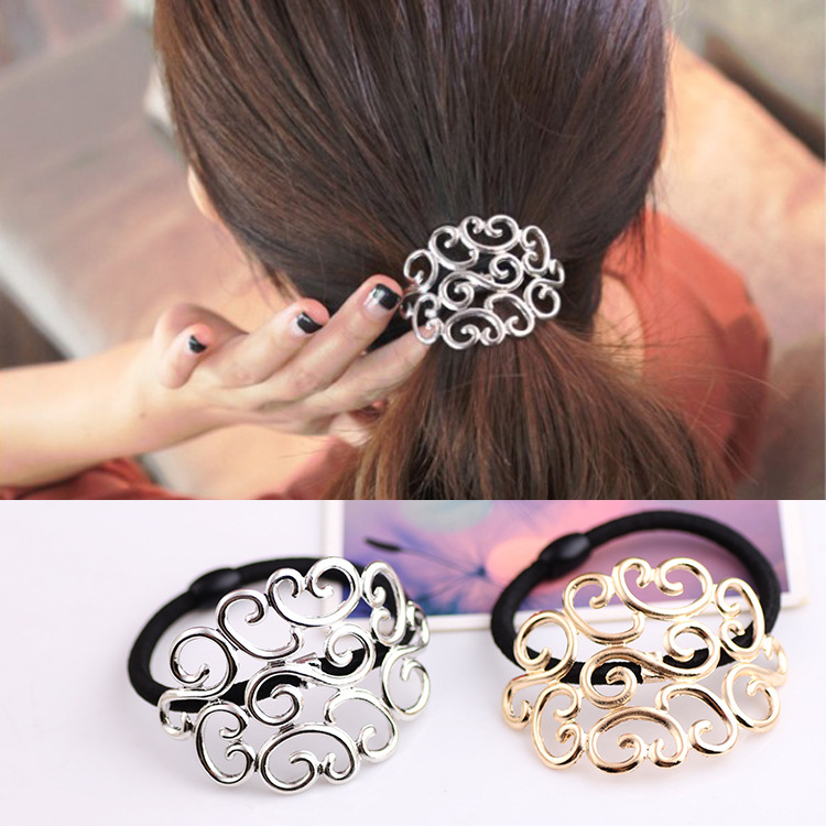 Fashion Alloy Hollow Pattern Hair Tie 1 95968e67 7536 467f 86df 5ca8b2de9a1c Fashion Alloy Hollow Pattern Hair Tie