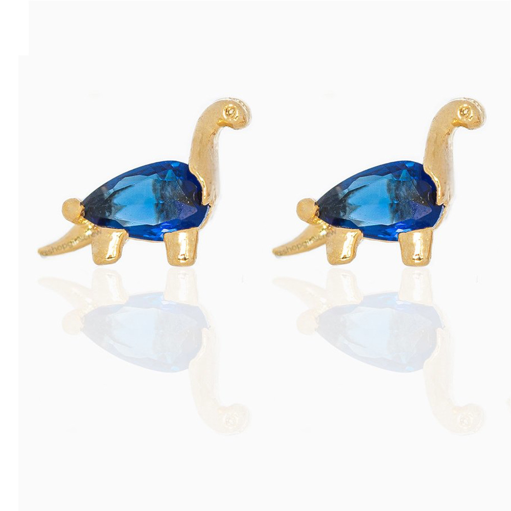 95b8b4bf 3f8c 4212 b646 1020872fd7f7 Jewelry Real Gold Plated Colorful Zircon Cute Stud Earrings