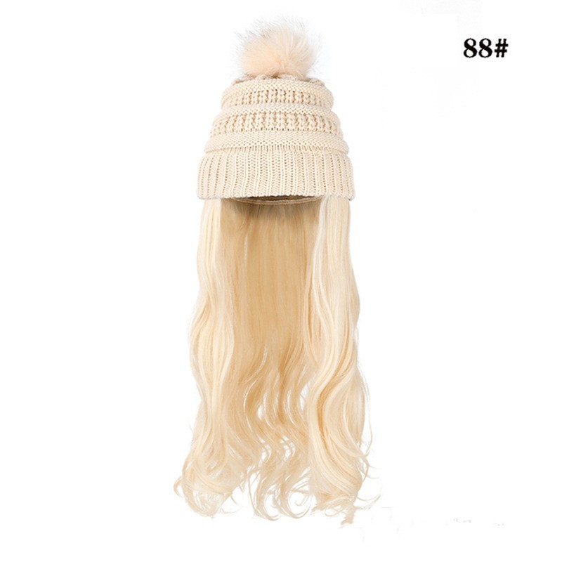 Chic Hat Wigs: Elevate style seamlessly with this versatile fashion fusion .image 4