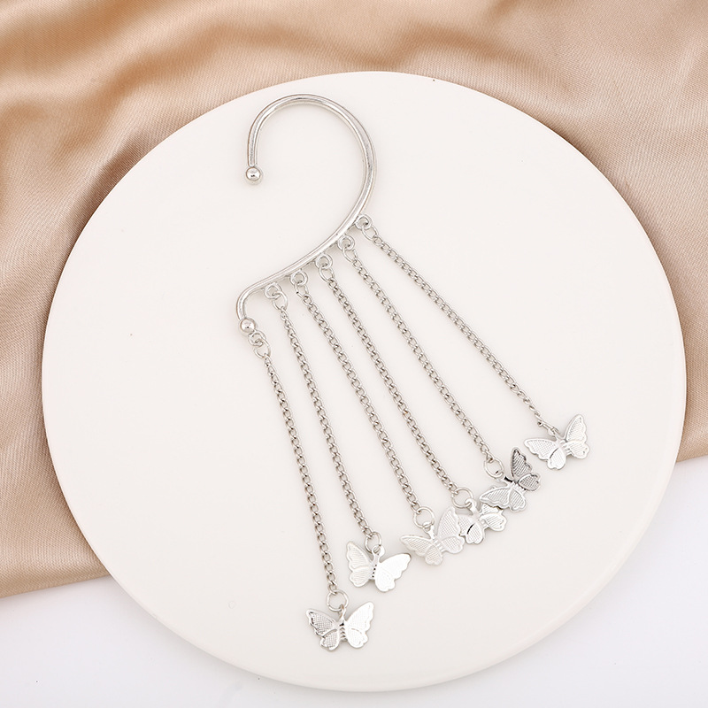 98513373 fdf7 4ca2 9107 07e656a4c89c Hollow Women's Geometric Tassel Butterfly Earrings