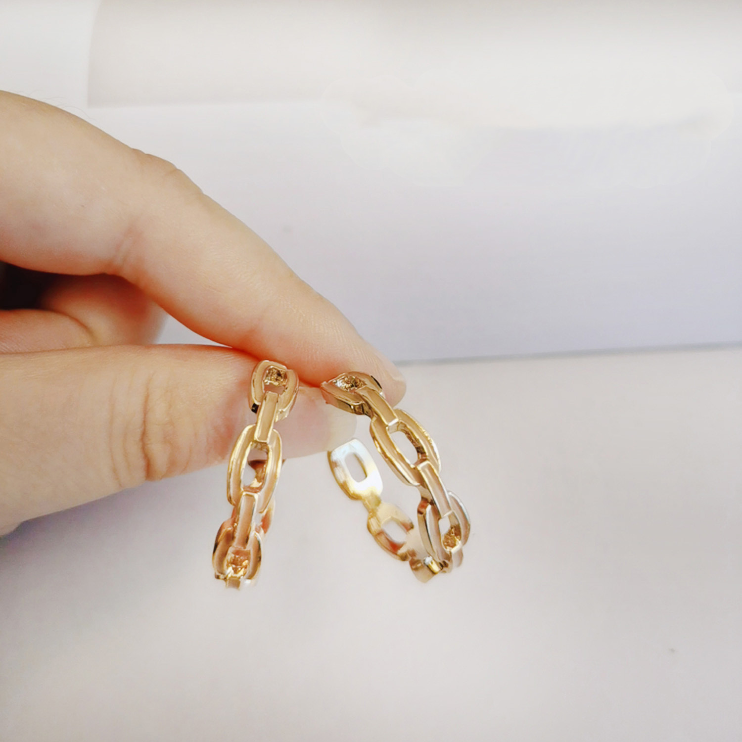 993b85a3 b16e 4e03 b3eb 85ebcb2876fa Fashion All-Match Color Painting Oil Ear Hoop Earrings Women