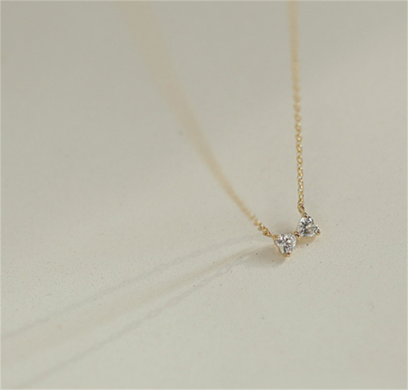 9ad62afc 5358 4fd5 bb0b bdadbed165db 925 Sterling Silver Plated 14K Yellow Gold Heart Pendant Necklace