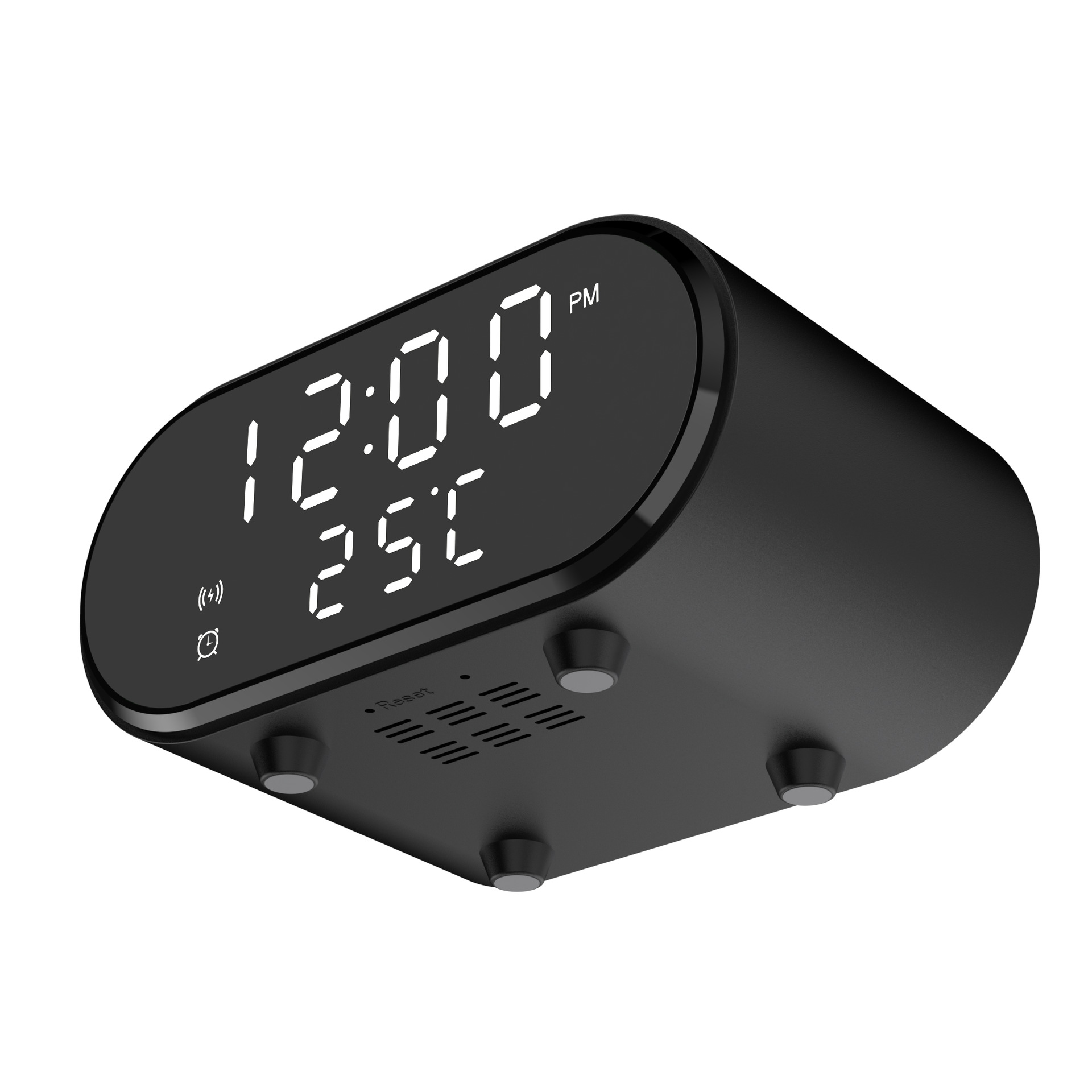 Mini Alarm Clock with wireless charger