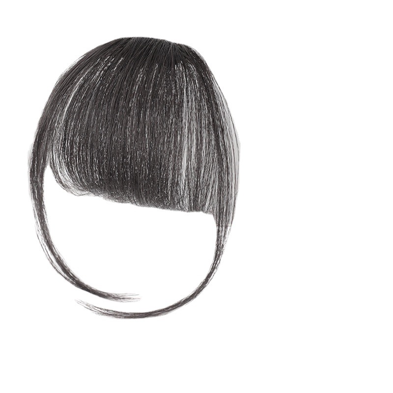 "Discover chic Clip-In Bangs – 3D Fake Bangs for a natural, French-inspired transformation. Available now!" image 2
