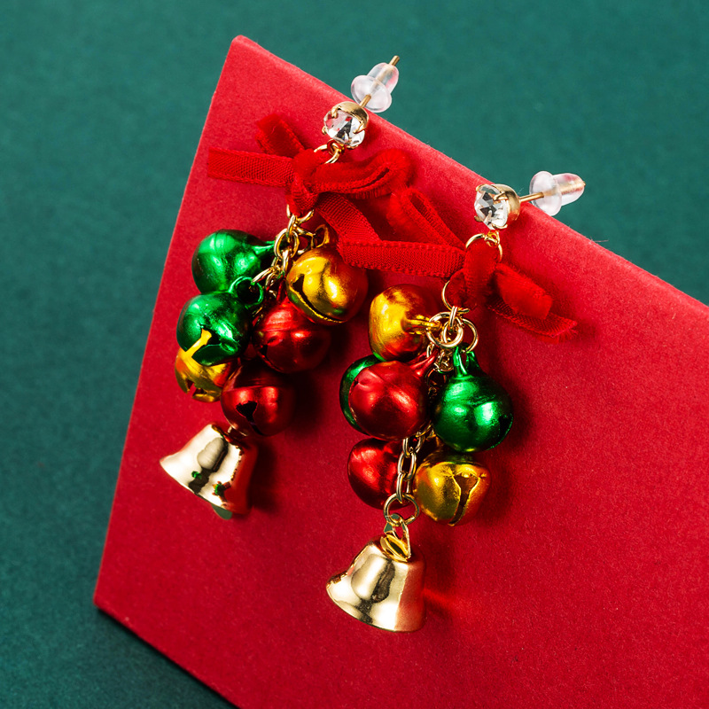 Christmas Series Alloy Dripping Christmas Cane Bells Tassel Earrings Women 6 9e76e5a3 63cf 40aa b03a 7f23b2cc547a Christmas Series Alloy Dripping Christmas Cane Bells Tassel Earrings Women