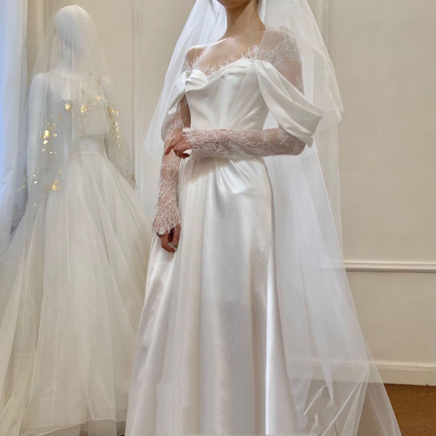 Gauze Dress Bride French Girl