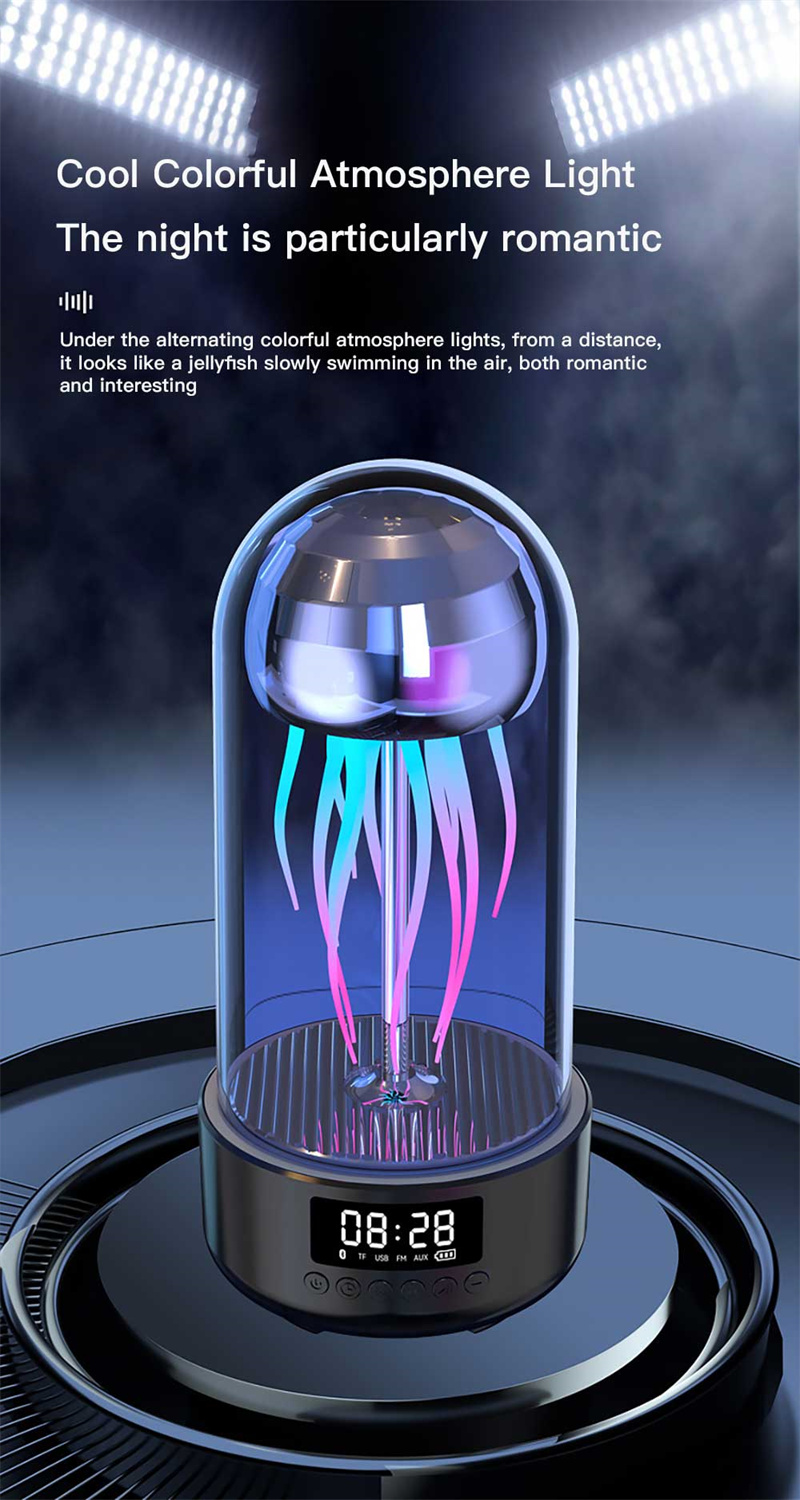 bluetooth speaker jellyfish lamp