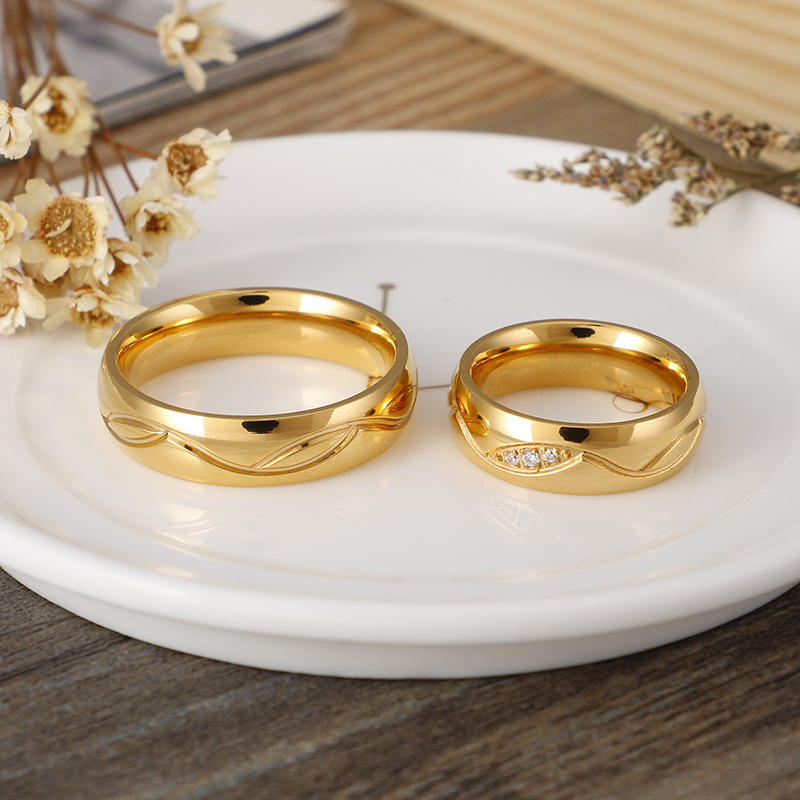 Personalized Rhinestone Simple Titanium Steel Couple Ring 3 a1c50211 ef2f 4e85 82ff 86b66c082db2 Personalized Rhinestone Simple Titanium Steel Couple Ring