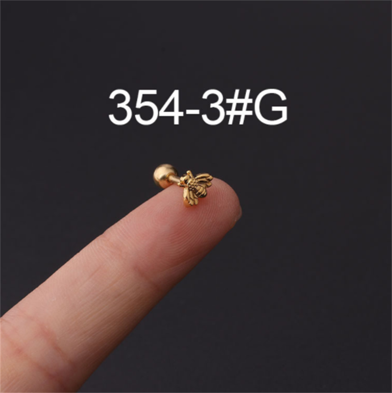 a21b13cf 394d 434e 970c eb8bbab854c3 Stainless Steel Stud Zircon Pierced Earrings