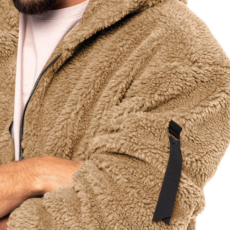 Double-sided Wear Warm Coat With Zipper