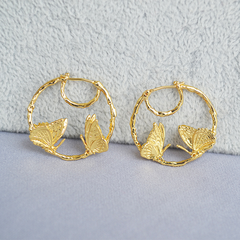 Brass plating real gold earrings 3 a288971b 807b 4131 800e abbf4b45217e Brass plating real gold earrings