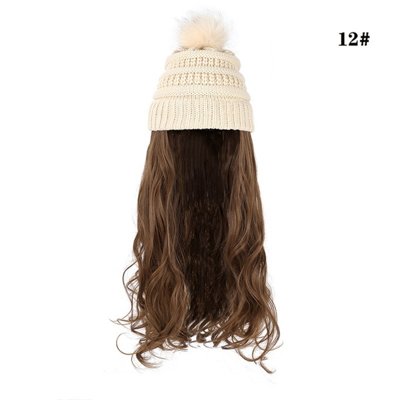 Chic Hat Wigs: Elevate style seamlessly with this versatile fashion fusion .image 3