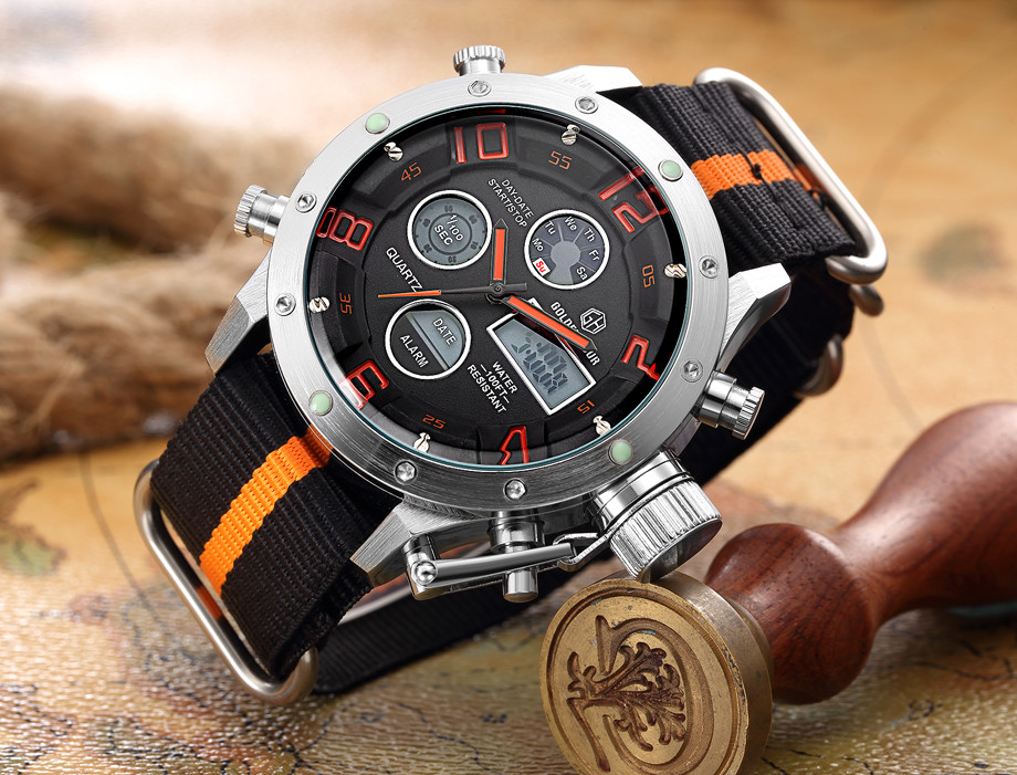 Golden Hour Sports Watch For Men