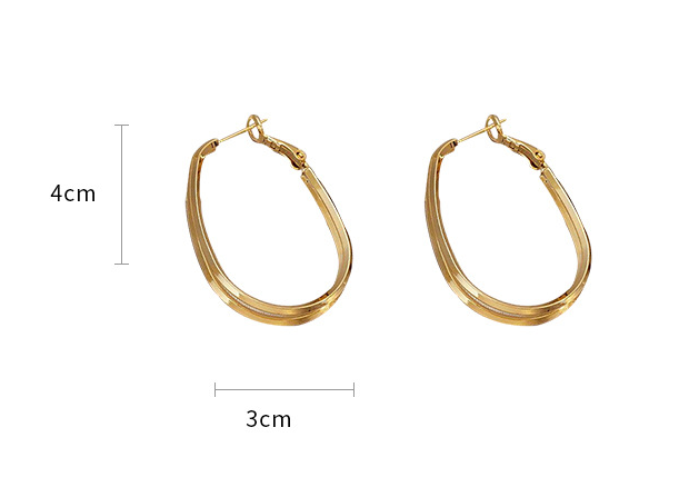 a350ada4 68a9 4cda a292 8c7a02650f08 925 Silver Needle Geometric Circle Earrings Retro Temperament Earrings