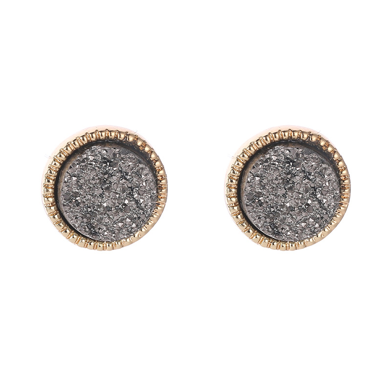a357bf9a 99d1 4162 a80c 19ba5d923366 Geometric Round Mineral Crystal Earrings